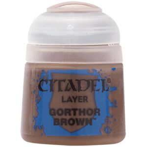 Games Workshop Citadel Layer Paint: Gorthor Brown 12ml Warhammer 22-47 Games Workshop Citadel Layer Paint: Gorthor Brown 12ml Warhammer 22-47