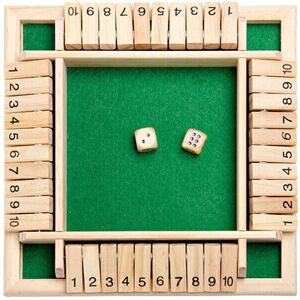 Unbranded 4sided 110 Numbers Shut The Box Dice Board Game Drinking Party Family Toys Unbranded 4sided 110 Numbers Shut The Box Dice Board Game Drinking Party Family Toys