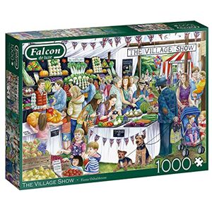 Jumbo, Falcon de luxe - Village Show, Jigsaw Puzzles for Adults, 1000-Piece Jumbo, Falcon de luxe - Village Show, Jigsaw Puzzles for Adults, 1000-Piece