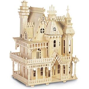 Unbranded Fantasy Villa Model House Kit - 3D Puzzle Model Kit - Woodcraft Construction Kit Unbranded Fantasy Villa Model House Kit - 3D Puzzle Model Kit - Woodcraft Construction Kit