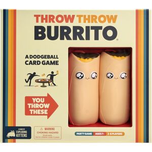 Throw Throw Burrito Card Game by Exploding Kittens - A Dodgeball Card Game - Fun Throw Throw Burrito Card Game by Exploding Kittens - A Dodgeball Card Game - Fun