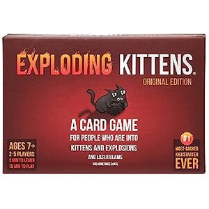 Exploding Kittens Original Edition - Hilarious Game for Family Game Night - Funny Card Games for A Exploding Kittens Original Edition - Hilarious Game for Family Game Night - Funny Card Games for A