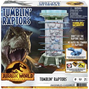 Mattel Tumblin' Raptors Jurassic World Dominion Game with Movie Inspired Tower, Sticks Mattel Tumblin' Raptors Jurassic World Dominion Game with Movie Inspired Tower, Sticks