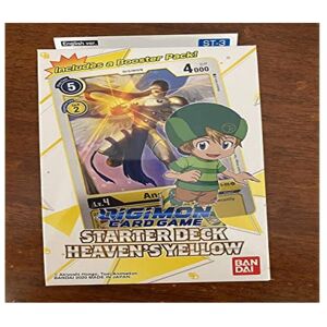Bandai - Digimon Card Game: Starter Deck- Heaven's Yellow - Trading Card Game Bandai - Digimon Card Game: Starter Deck- Heaven's Yellow - Trading Card Game