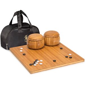 Yellow Mountain Imports Bamboo Etched Reversible 19x19 / 13x13 Go Game Set Board Yellow Mountain Imports Bamboo Etched Reversible 19x19 / 13x13 Go Game Set Board