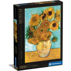 Clementoni Museum 1000 Piece Jigsaw Puzzle for Adults, Van Gogh, Girasoli Sun Fl Clementoni Museum 1000 Piece Jigsaw Puzzle for Adults, Van Gogh, Girasoli Sun Fl