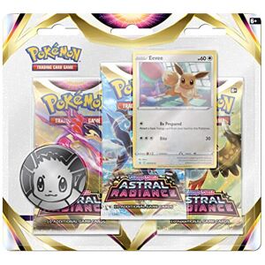 Pokémon TCG: Sword & Shield – Astral Radiance Triple Pack & Eevee Foil Promo Card Pokémon TCG: Sword & Shield – Astral Radiance Triple Pack & Eevee Foil Promo Card