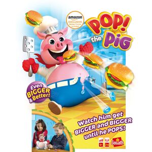 Goliath Games Pop The Pig with 24 pc Puzzle Kids Games For ages 4+ For 2-6 players Goliath Games Pop The Pig with 24 pc Puzzle Kids Games For ages 4+ For 2-6 players