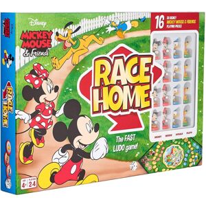 Disney Mickey & Friends Official Race Home Board Game, Including 16 Mickey Mouse & Frie Disney Mickey & Friends Official Race Home Board Game, Including 16 Mickey Mouse & Frie