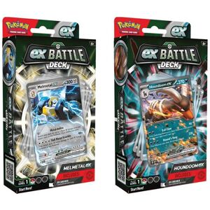 Pokémon The Pokemon PKU86591 TCG Melmetal & Houndoom Battle Deck Display Card Game Pokémon The Pokemon PKU86591 TCG Melmetal & Houndoom Battle Deck Display Card Game