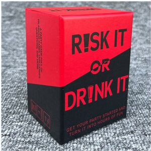 Unbranded (Red) It Risk Or Drink It Card Game Drinking Games Party Toy Fun Interaction Pro Unbranded (Red) It Risk Or Drink It Card Game Drinking Games Party Toy Fun Interaction Pro