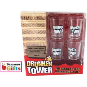 Sammar Gifts "NEW" Drunken Tower Party Game + Building Blocks Drinking Games Sammar Gifts "NEW" Drunken Tower Party Game + Building Blocks Drinking Games