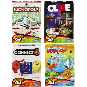 Hasbro Family Grab and Go Variety Pack Bundle Clue Monopoly Connect 4 and Hung Hasbro Family Grab and Go Variety Pack Bundle Clue Monopoly Connect 4 and Hung