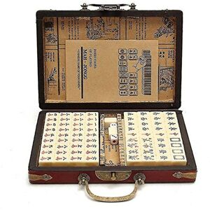 Unbranded 2023 Mahjong Classic Game With Wood Storage Case Family Game For 4 Players Enter Unbranded 2023 Mahjong Classic Game With Wood Storage Case Family Game For 4 Players Enter