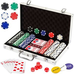 Unbranded 300Pcs Texas Holdem Poker Chips Set with Aluminum Case Unbranded 300Pcs Texas Holdem Poker Chips Set with Aluminum Case