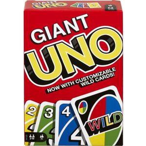 Mattel Games Giant UNO Card Game for Kids Adults & Family Night Oversized Card Mattel Games Giant UNO Card Game for Kids Adults & Family Night Oversized Card