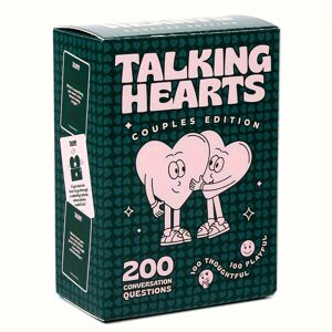 FLEMYE (Talking Heart) Talking Heart Conversation Cards - Couple Card Game for Date Nig FLEMYE (Talking Heart) Talking Heart Conversation Cards - Couple Card Game for Date Nig