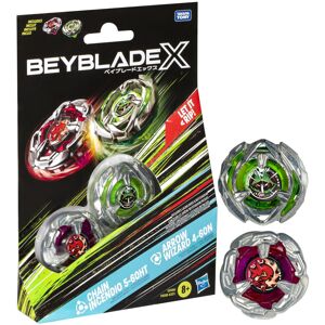 Beyblade X Chain Incendio 5-60HT and Arrow Wizard 4-60N Dual Pack Set with 2 Rig Beyblade X Chain Incendio 5-60HT and Arrow Wizard 4-60N Dual Pack Set with 2 Rig
