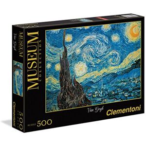 Clementoni Starry Night 500 Piece Vincent Van Gogh Jigsaw Puzzle Clementoni Starry Night 500 Piece Vincent Van Gogh Jigsaw Puzzle