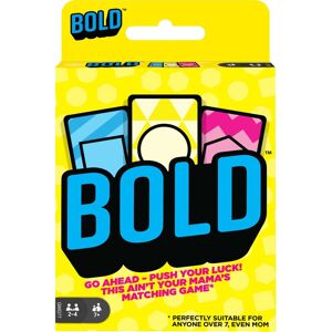 Mattel Games Bold Family Card Game Matching Game for 7 Year Olds and Mattel Games Bold Family Card Game Matching Game for 7 Year Olds and