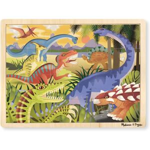 Melissa & Doug Dinosaurs Wooden Jigsaw Puzzle With Storage Tray (24 pcs) Melissa & Doug Dinosaurs Wooden Jigsaw Puzzle With Storage Tray (24 pcs)