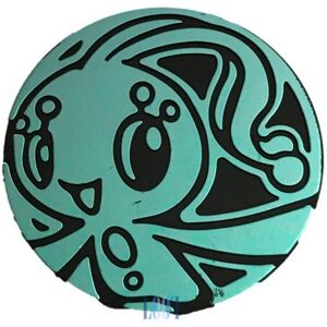 Pokémon Manaphy Coin from The Pokemon Trading Card Game (Large Size) - Blue Pokémon Manaphy Coin from The Pokemon Trading Card Game (Large Size) - Blue