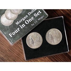 Aveda blue-ther Four in One Morgan Dollar Set Copper by J.C Magic Coin Magic Tricks Il Aveda blue-ther Four in One Morgan Dollar Set Copper by J.C Magic Coin Magic Tricks Il