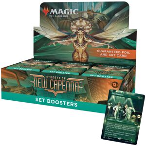 Magic The Gathering Magic: The Gathering Streets of New Capenna Set Booster Box 30 Packs + 1 Box T Magic The Gathering Magic: The Gathering Streets of New Capenna Set Booster Box 30 Packs + 1 Box T