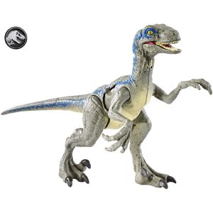 Mattel JURASSIC WORLD BATTLE DAMAGE Velociraptor Blue Mattel JURASSIC WORLD BATTLE DAMAGE Velociraptor Blue