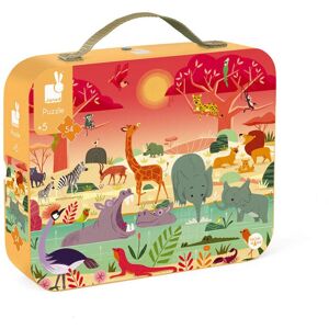 Janod 54 Piece Animal Reserve Jigsaw Puzzle Toy - Ages 5+ - J02666 Janod 54 Piece Animal Reserve Jigsaw Puzzle Toy - Ages 5+ - J02666