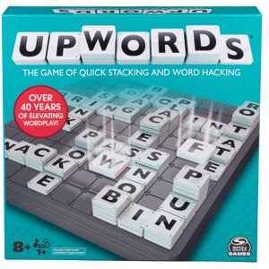 Jogos Reais Upwords Word Game with Stackable Letter Tiles & Rotating Game Board Jogos Reais Upwords Word Game with Stackable Letter Tiles & Rotating Game Board