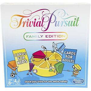 Hasbro Gaming Trivial Pursuit, Family Edition, Trivia Board Game for 2 Players o Hasbro Gaming Trivial Pursuit, Family Edition, Trivia Board Game for 2 Players o