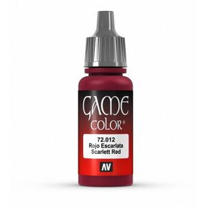 Vallejo Game Color Scarlett Red Paint 17ml Vallejo Game Color Scarlett Red Paint 17ml
