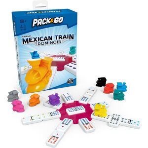 Pack & Go Mexican Train Dominoes from Spin Master Games Portable Dominoes Set Ki Pack & Go Mexican Train Dominoes from Spin Master Games Portable Dominoes Set Ki