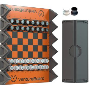 VENTUREBOARD 6 Inches Magnetic Unique Chess Set Board Game - 2 Extra Queens - Fo VENTUREBOARD 6 Inches Magnetic Unique Chess Set Board Game - 2 Extra Queens - Fo