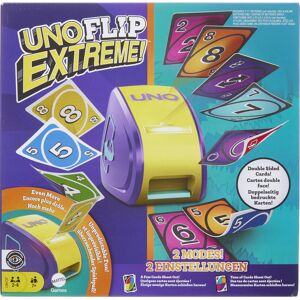 Mattel UNO Flip Extreme Card Game for Kids, Adults & Family combines UNO Flip and UNO E Mattel UNO Flip Extreme Card Game for Kids, Adults & Family combines UNO Flip and UNO E