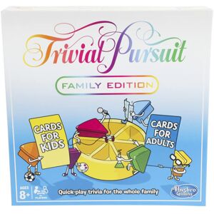 Hasbro Gaming Trivial Pursuit, Family Edition, Trivia Board Game for 2 Players o Hasbro Gaming Trivial Pursuit, Family Edition, Trivia Board Game for 2 Players o