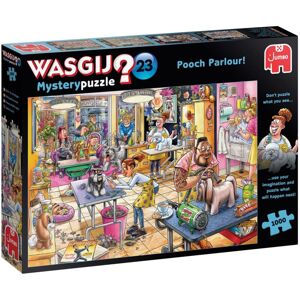 Jumbo Wasgij Mystery 23, Pooch Parlour - 1000 Piece Jigsaw Puzzles for Adults - Fun, C Jumbo Wasgij Mystery 23, Pooch Parlour - 1000 Piece Jigsaw Puzzles for Adults - Fun, C