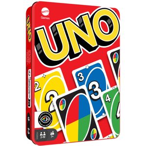 Mattel UNO Card Game with Collectible Storage Tin, Card Games for Kids, Adults, Familie Mattel UNO Card Game with Collectible Storage Tin, Card Games for Kids, Adults, Familie