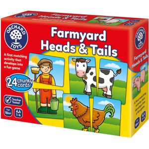 Orchard Toys Farmyard Heads and Tails Game, Memory & Matching Pairs Card Game, E Orchard Toys Farmyard Heads and Tails Game, Memory & Matching Pairs Card Game, E