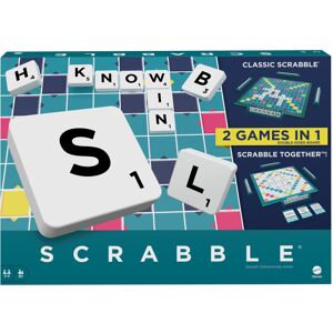 Mattel Games Scrabble Board Game, Family Word Game with Two Ways to Play, includ Mattel Games Scrabble Board Game, Family Word Game with Two Ways to Play, includ