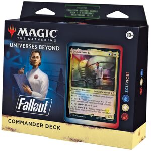 Magic The Gathering Magic: The Gathering Fallout Commander Deck - Science! (100-Card Deck, 2-Card Co Magic The Gathering Magic: The Gathering Fallout Commander Deck - Science! (100-Card Deck, 2-Card Co