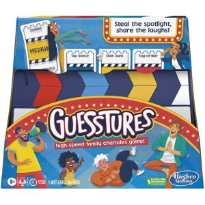 Hasbro Gaming Guesstures Game Charades Game for 4 or More Players Includes Cus Hasbro Gaming Guesstures Game Charades Game for 4 or More Players Includes Cus