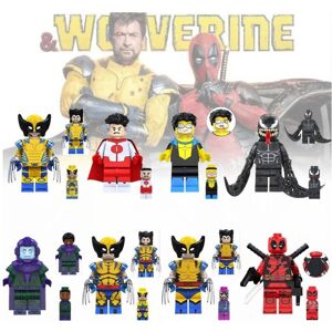 Unbranded Deadman Invincible Wolverine Building Block Toy Action Figure Model Material Abs Unbranded Deadman Invincible Wolverine Building Block Toy Action Figure Model Material Abs