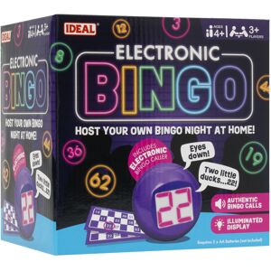 Ideal Electronic Bingo: Host your own Bingo night at home! Family Games 3+ Ideal Electronic Bingo: Host your own Bingo night at home! Family Games 3+