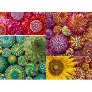 Ravensburger Color Your World Series: Mandala Blooms 500 Piece Jigsaw Puzzle for Ravensburger Color Your World Series: Mandala Blooms 500 Piece Jigsaw Puzzle for