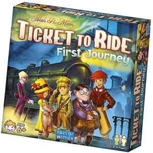 Asmodee Ticket to Ride: First Journey Board Game - Family Fun & Easy Asmodee Ticket to Ride: First Journey Board Game - Family Fun & Easy