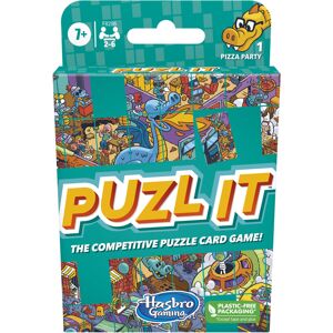Hasbro Gaming Puzl It Card Game Pizza Party Theme Competitive Puzzle Games f Hasbro Gaming Puzl It Card Game Pizza Party Theme Competitive Puzzle Games f