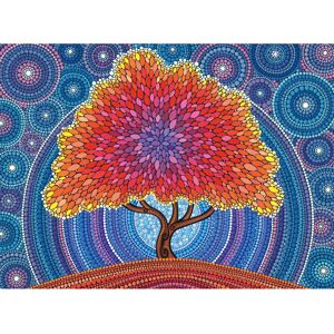 Ravensburger Color Your World Series: Tree of Life 500 Piece Jigsaw Puzzle for A Ravensburger Color Your World Series: Tree of Life 500 Piece Jigsaw Puzzle for A