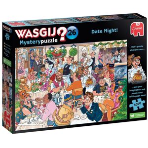 Jumbo Wasgij Mystery 26, Date Night! - 1000 Piece Jigsaw Puzzles for Adults - Fun Chal Jumbo Wasgij Mystery 26, Date Night! - 1000 Piece Jigsaw Puzzles for Adults - Fun Chal